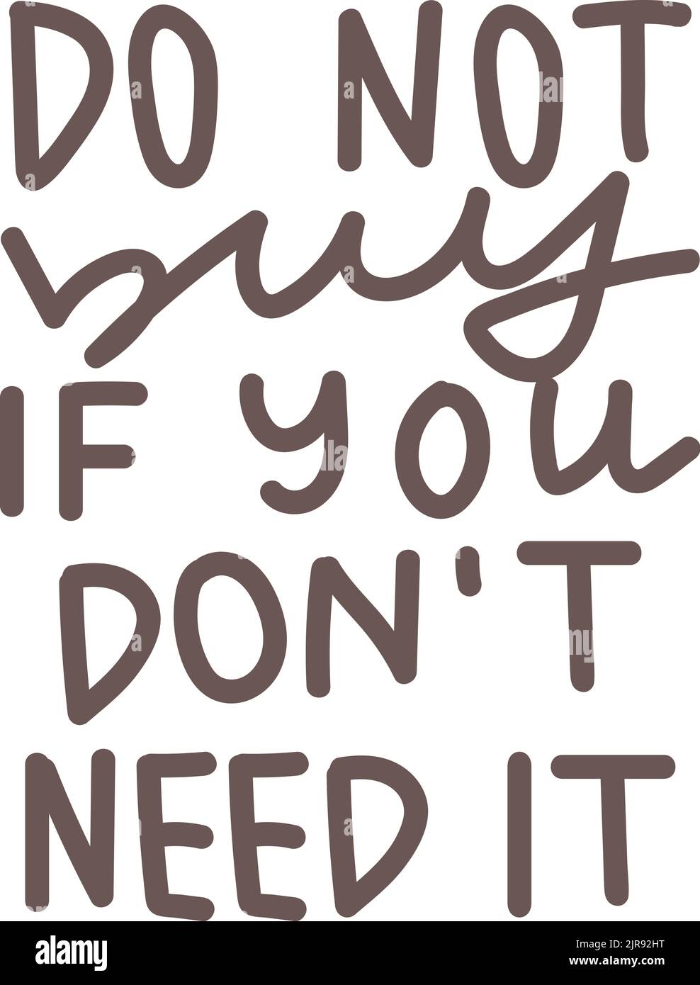 Cancel consumerism. Eco activist motivational quote vector lettering ...