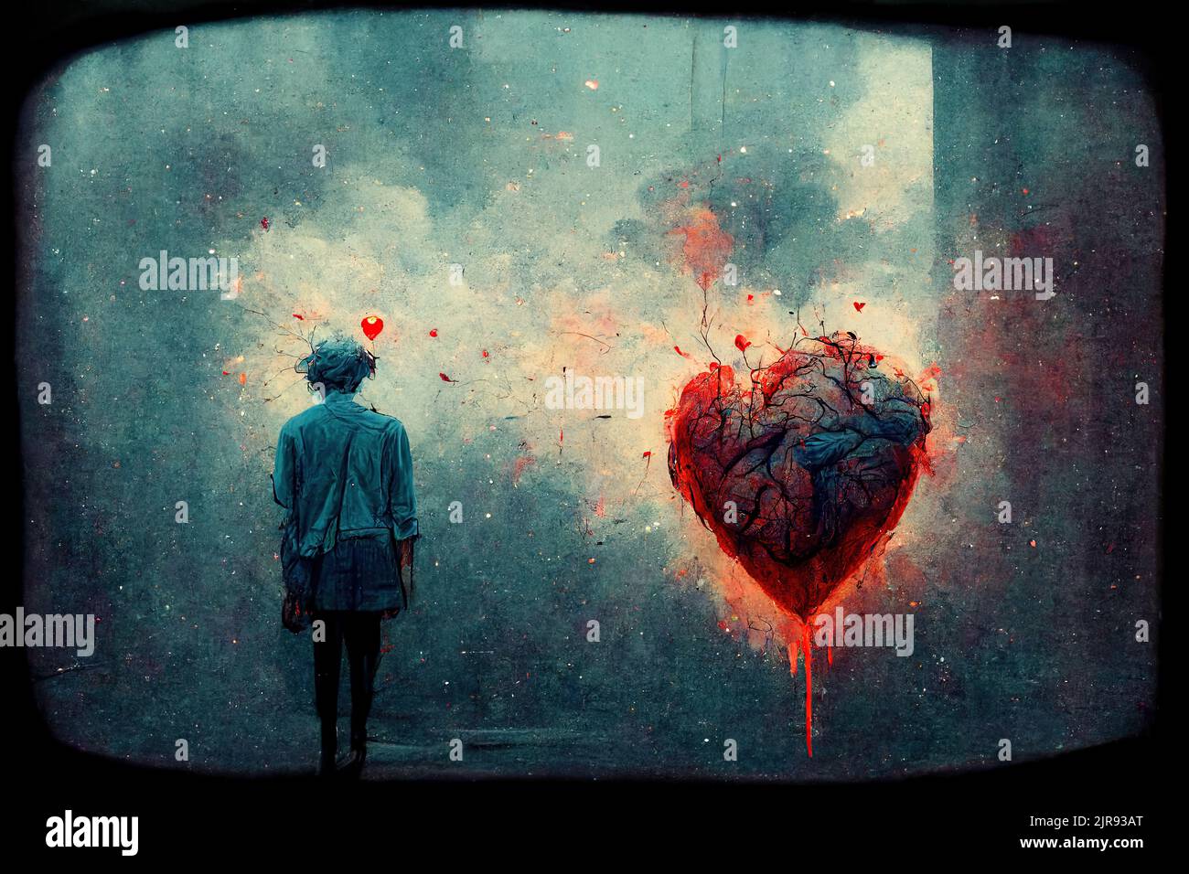 Boy broken heart hi-res stock photography and images - Alamy