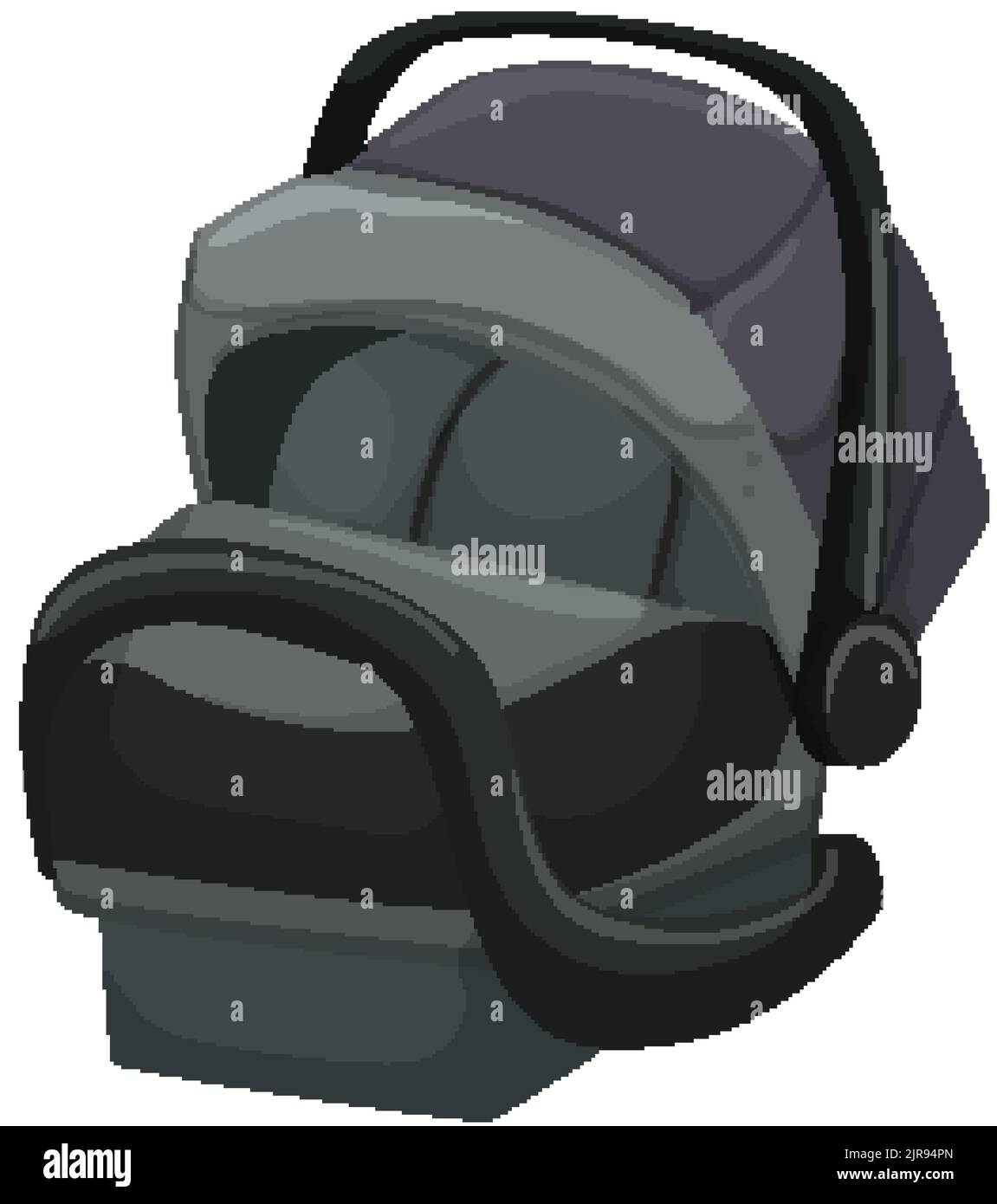child baby car seat cartoon vector illustration Stock Vector Image