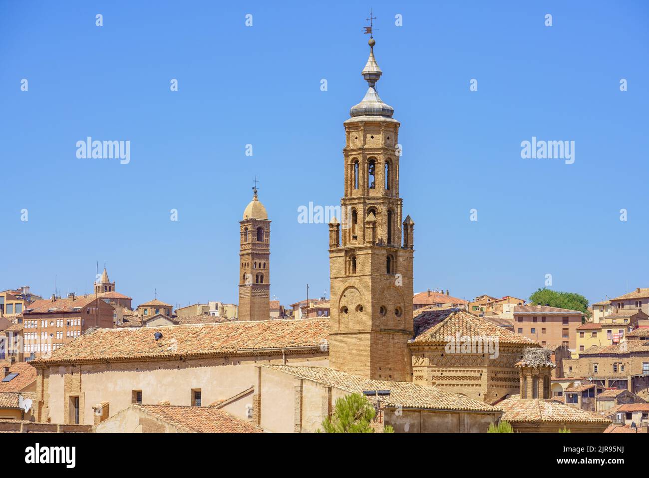 View of Tarazona picturesque town in Zaragoza province, Aragon, Spain Stock Photo