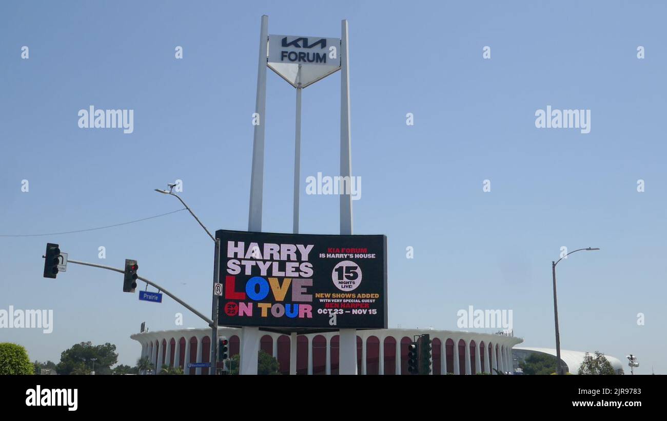 Inglewood, California, USA 19th August 2022 Harry Styles Love on Tour