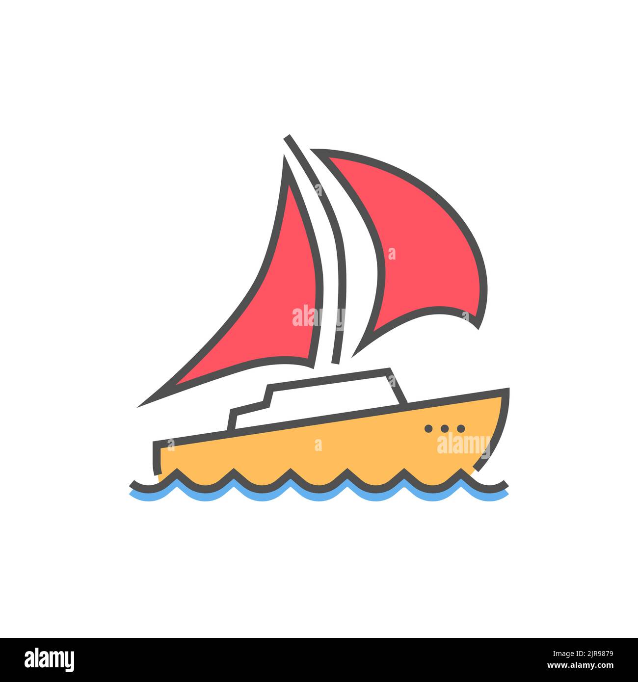 Yacht Related Vector Filled Outline Icon Stock Vector Image & Art - Alamy