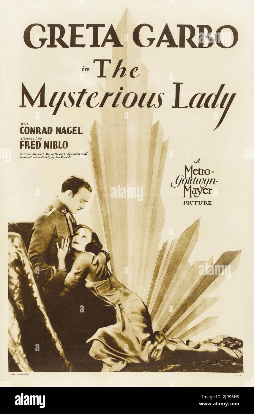 The Mysterious Lady (MGM, 1928) Greta Garbo Stock Photo - Alamy
