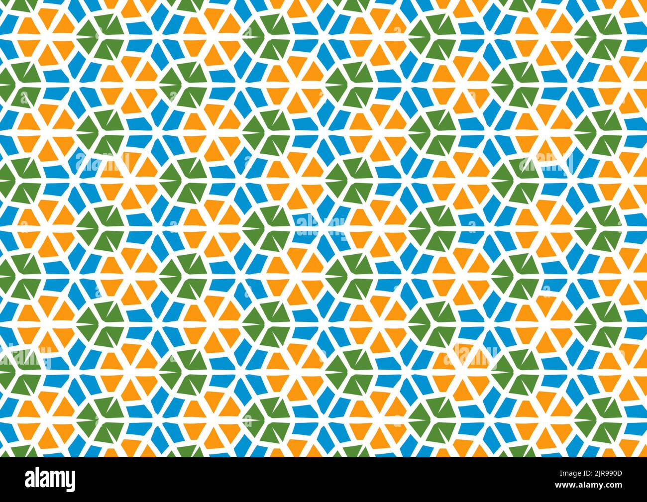 seamless pattern with colorful geometry shapes Stock Photo