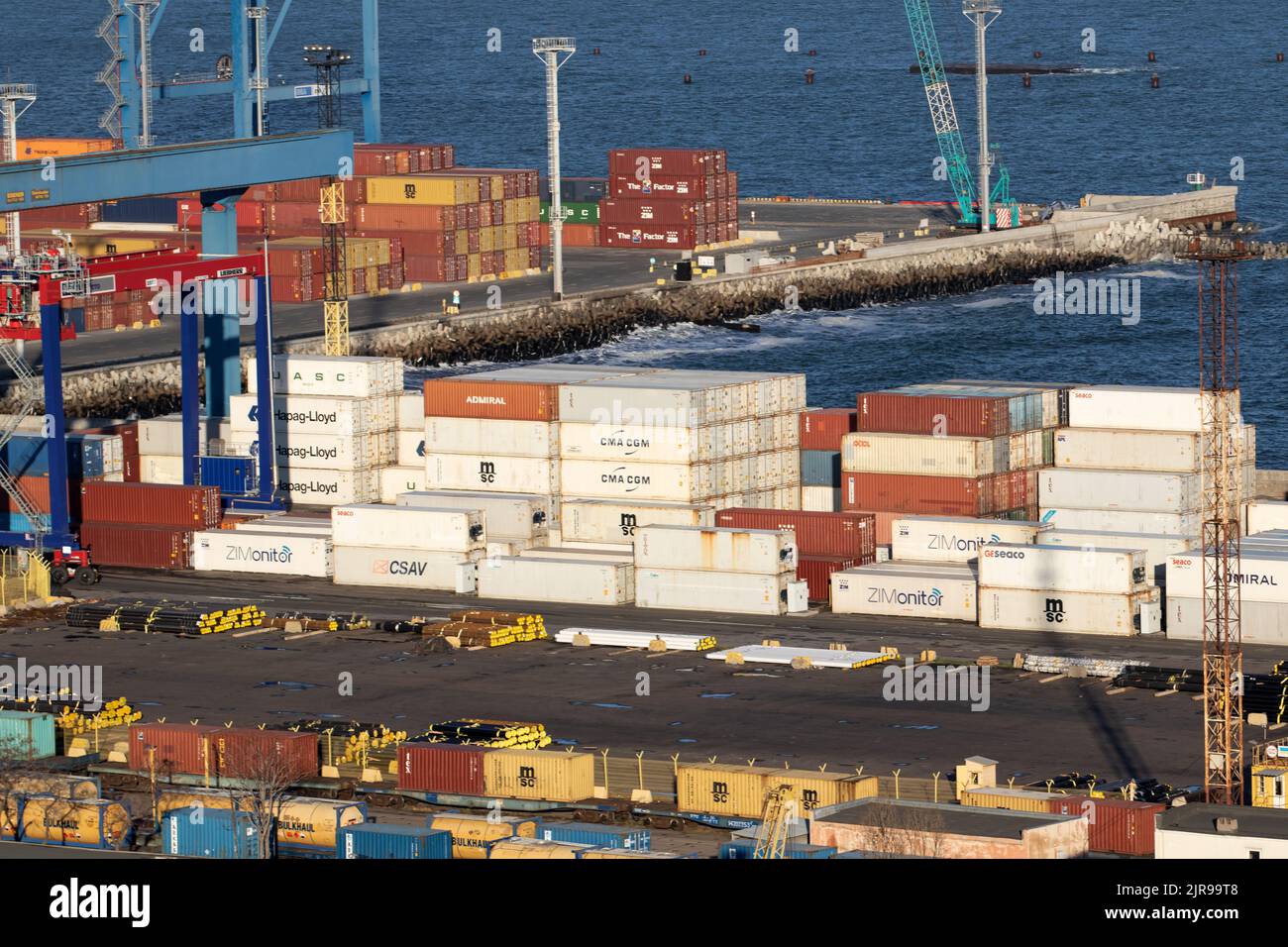 ODESSA, UKRAINENOVEMBER 27, 2021 Odessa commercial sea port in