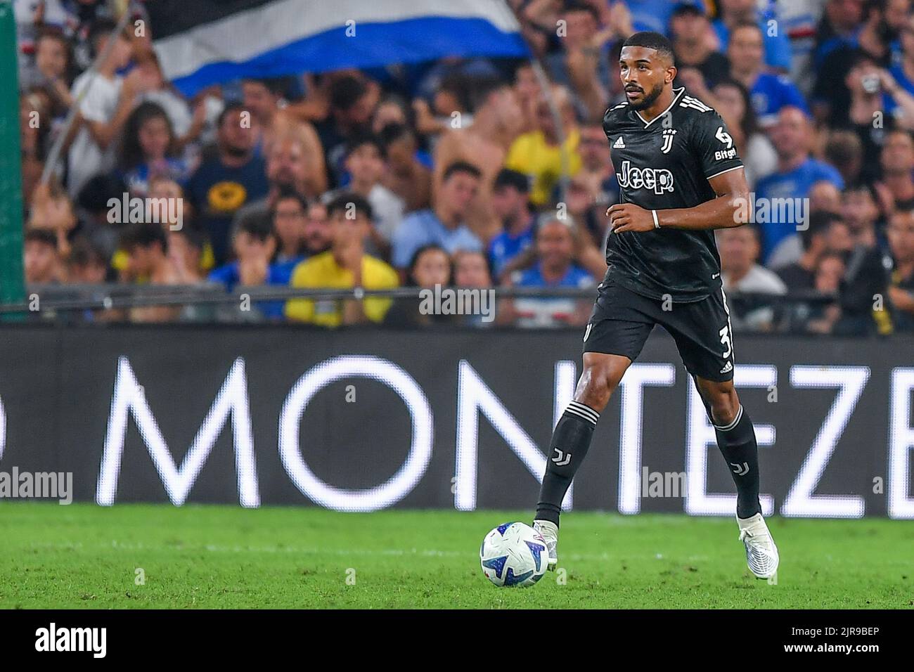 Luigi Ferraris stadium, Genova, Italy, August 22, 2022, Gleison Bremer Silva Nascimento (Juventus)  during  UC Sampdoria vs Juventus FC - italian socc Stock Photo