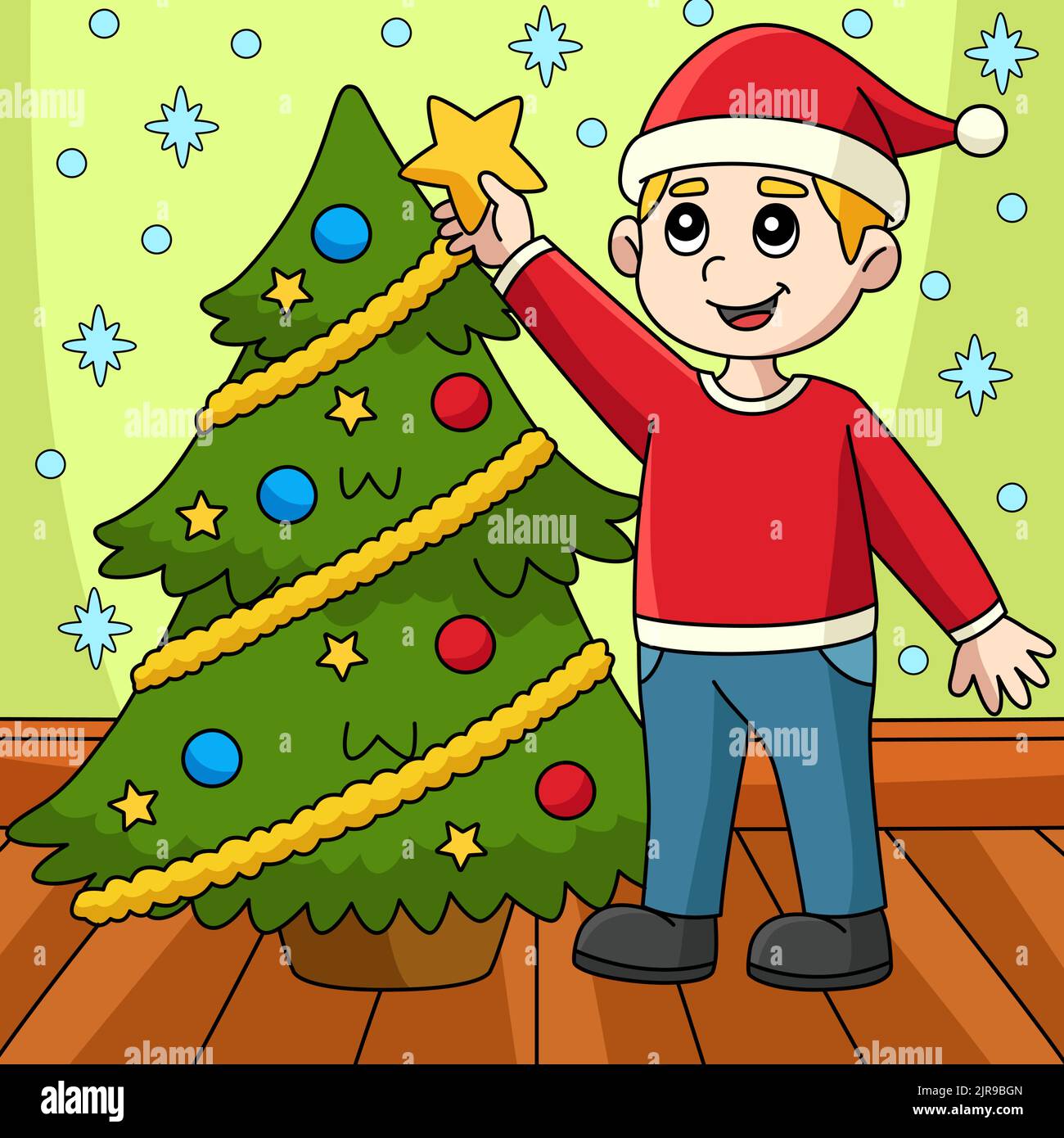 Melissa in a christmas boy