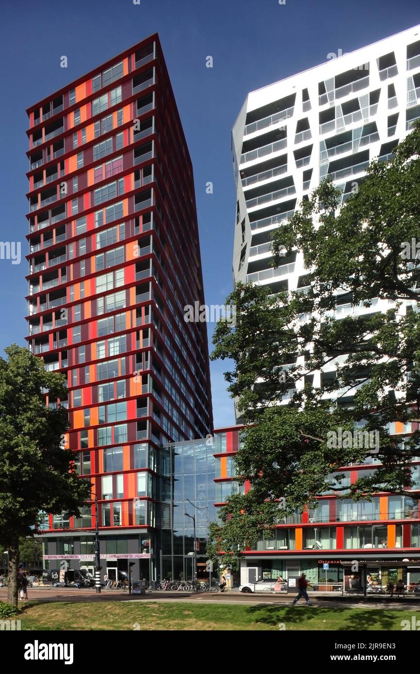 Calypso apartment building designed by Will Alsop, Rotterdam, Netherlands. Stock Photo