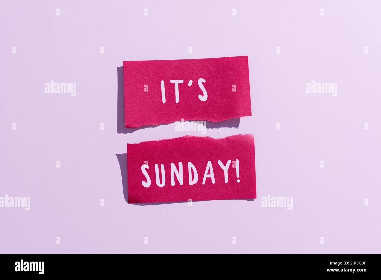 Weekend Rwst Sunday Restday hi-res stock photography and images - Alamy