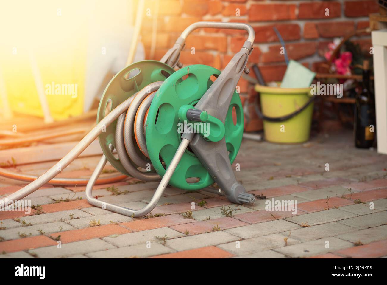 Garden hose reel hi-res stock photography and images - Page 3 - Alamy