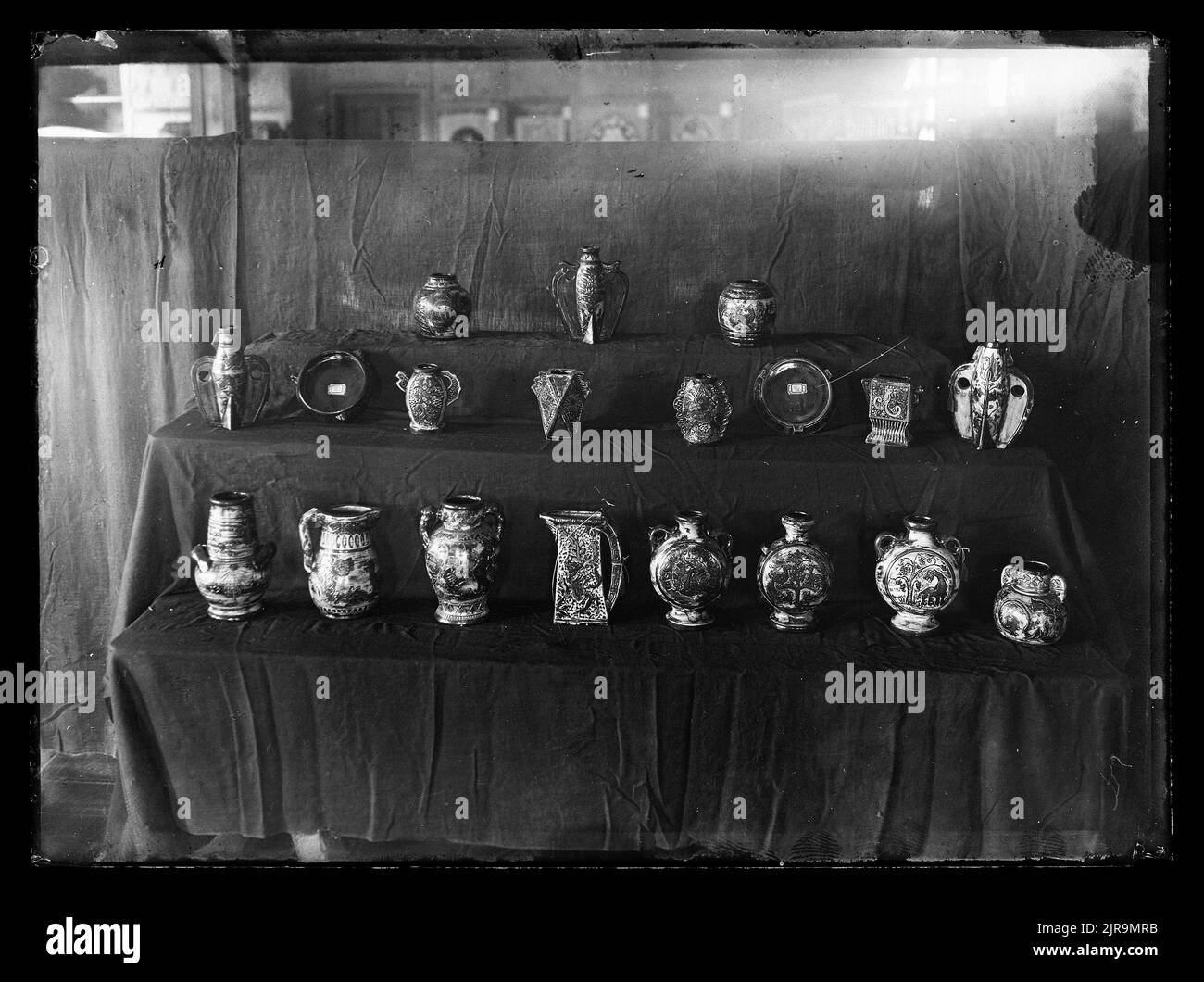 Collection of ceramics, circa 1920, Wellington, by Berry & Co Stock Photo Alamy