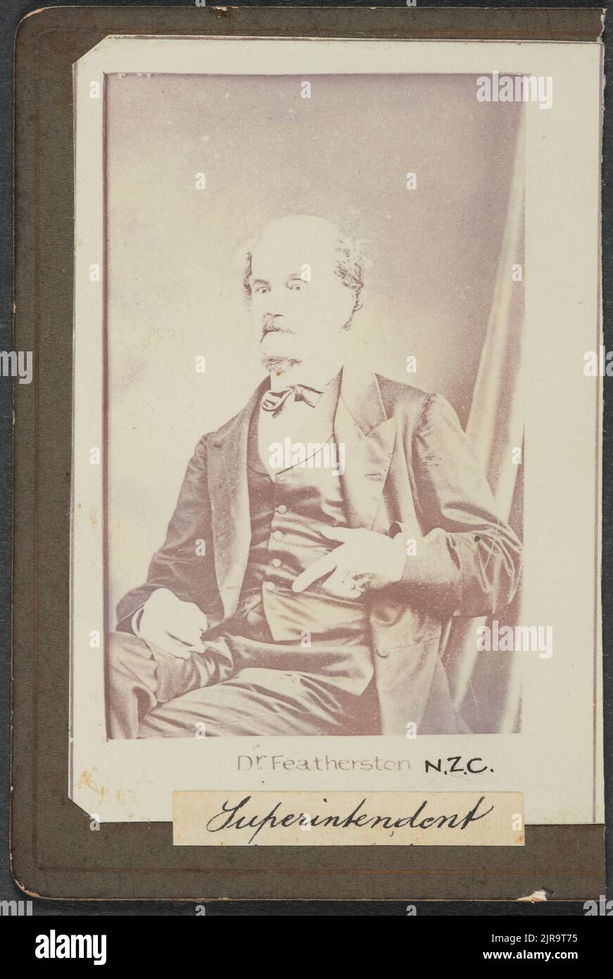 Dr. Featherston N.Z.C. Superintendent, circa 1860, maker unknown Stock