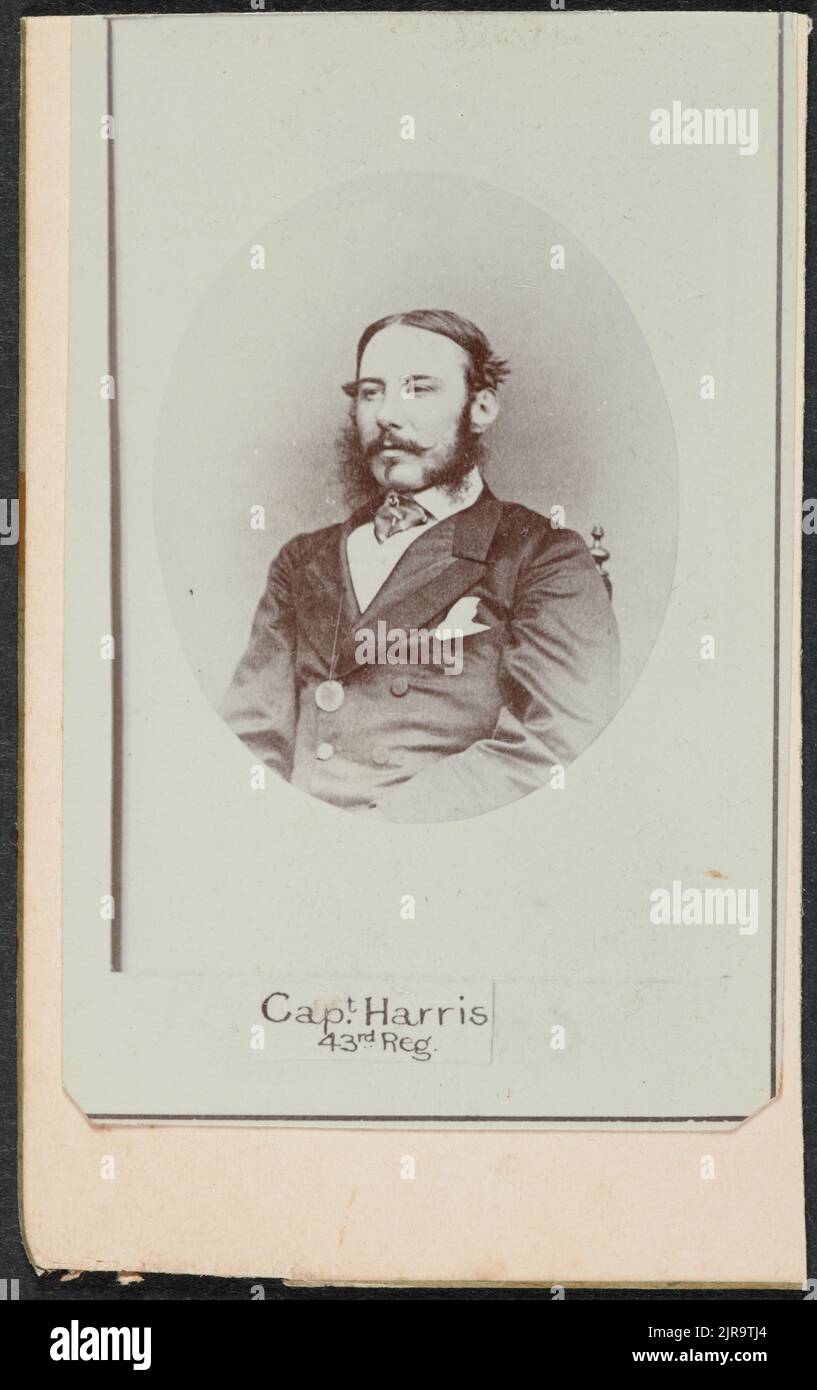 Capt. Harris 43rd Reg., circa 1860, maker unknown Stock Photo - Alamy