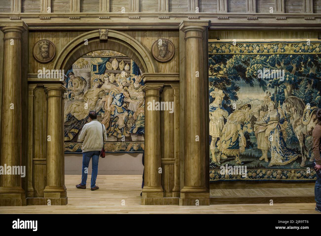 Aubusson (central France): The International Tapestry Museum (Cite internationale de la tapisserie) Stock Photo