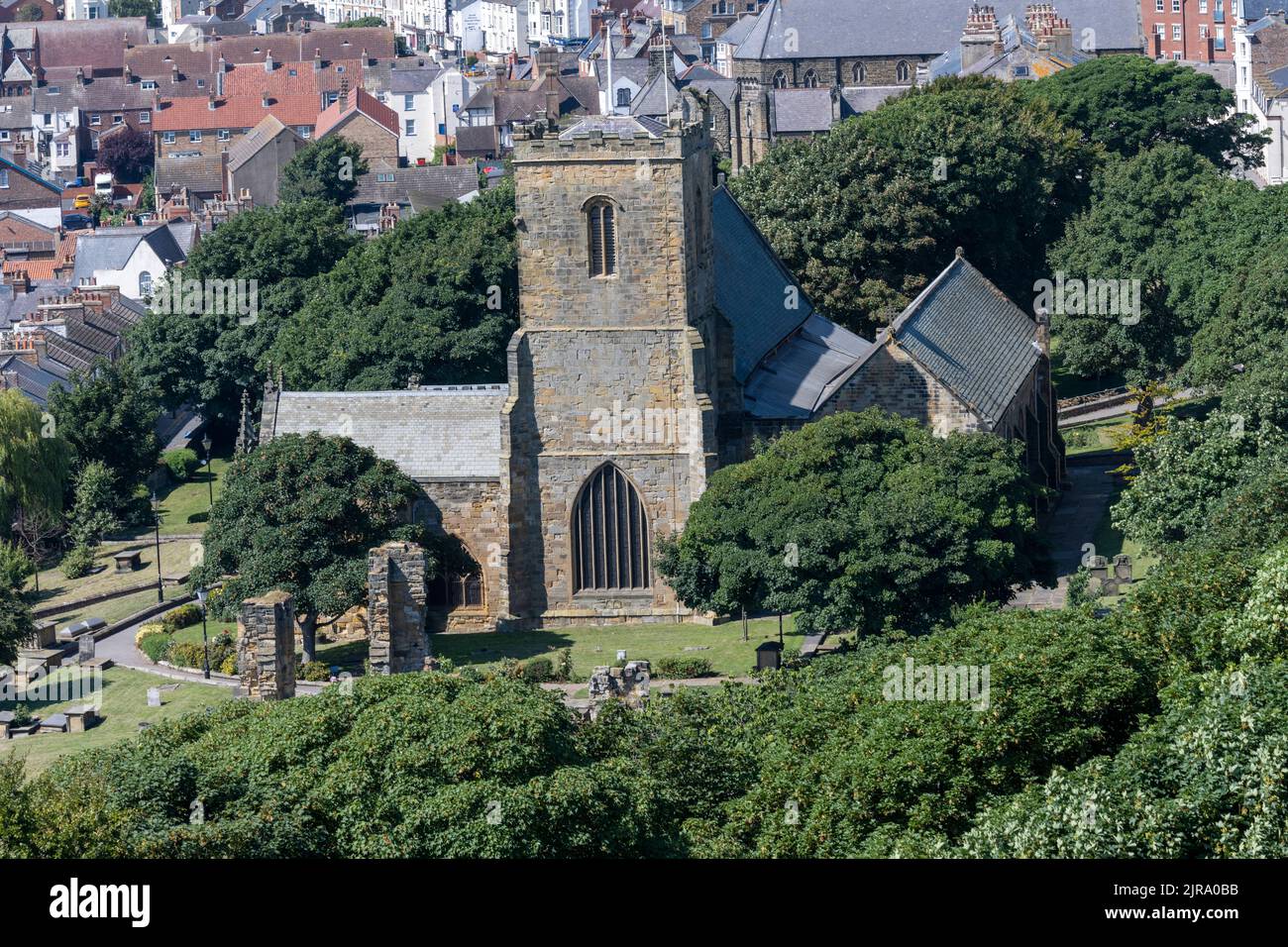 St Mary's Church, Scarborough, North Yorkshire, England, UK  - grade I listed building Stock Photo