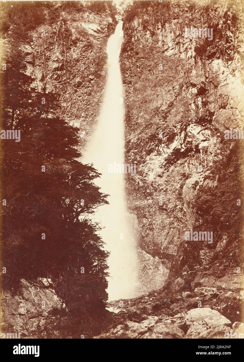 Devil's Punch Bowl, West Coast Road. From the album N. Z. Scenery