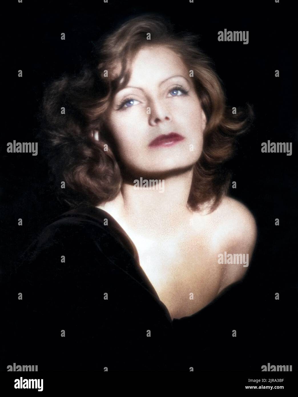 Photo of Swedish-American film and stage actress Greta Garbo - colorized - Photo by Ruth Harriet Louis Stock Photo