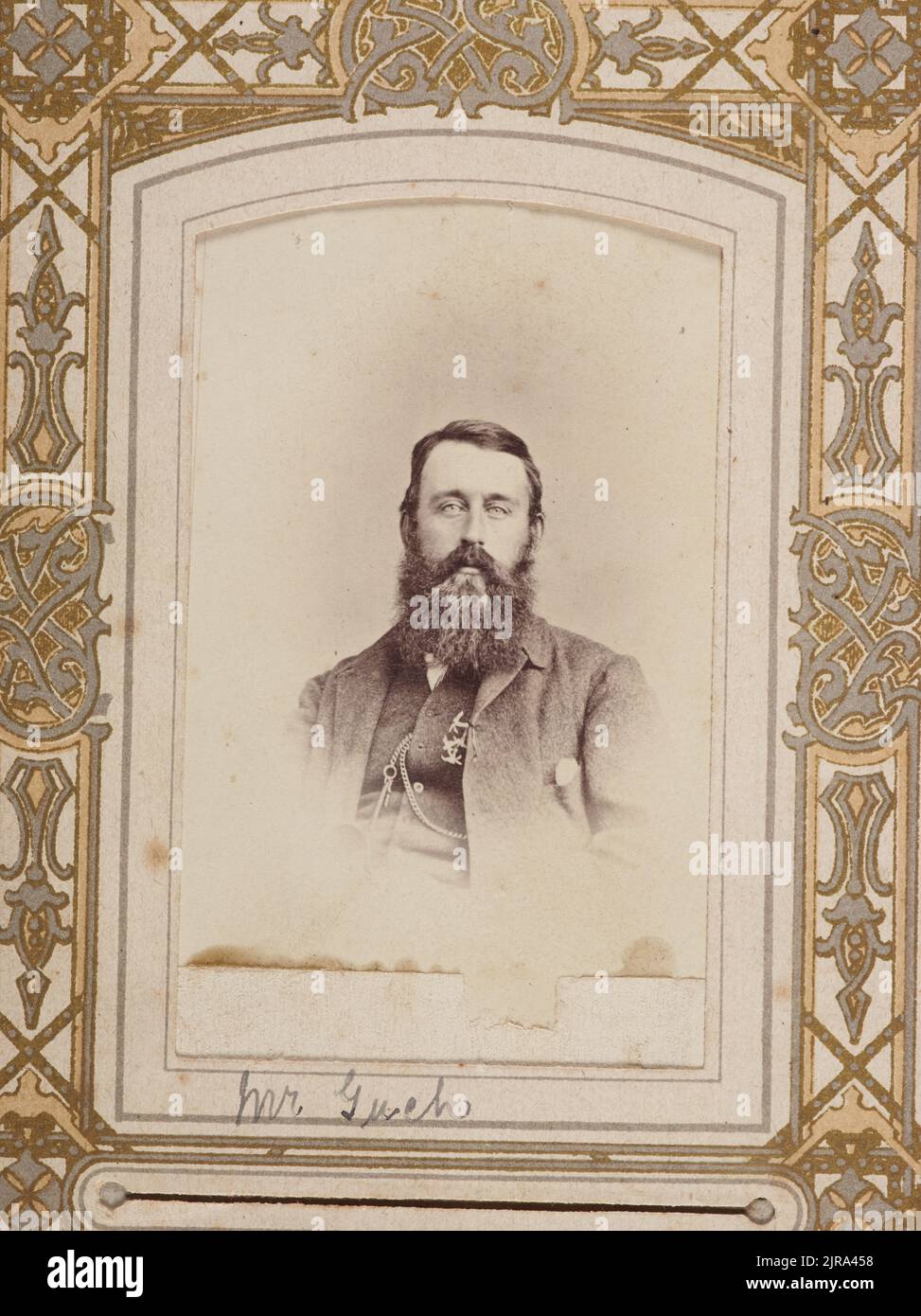 Mr Guch (). From the album: Guard Family Collection: Cartes de Visite