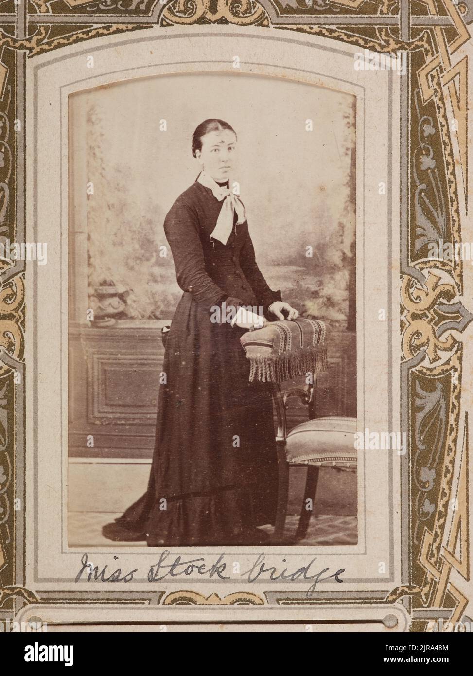 Miss Stocker Miss Stockbridge. From the album: Guard Family Collection: Cartes de ...