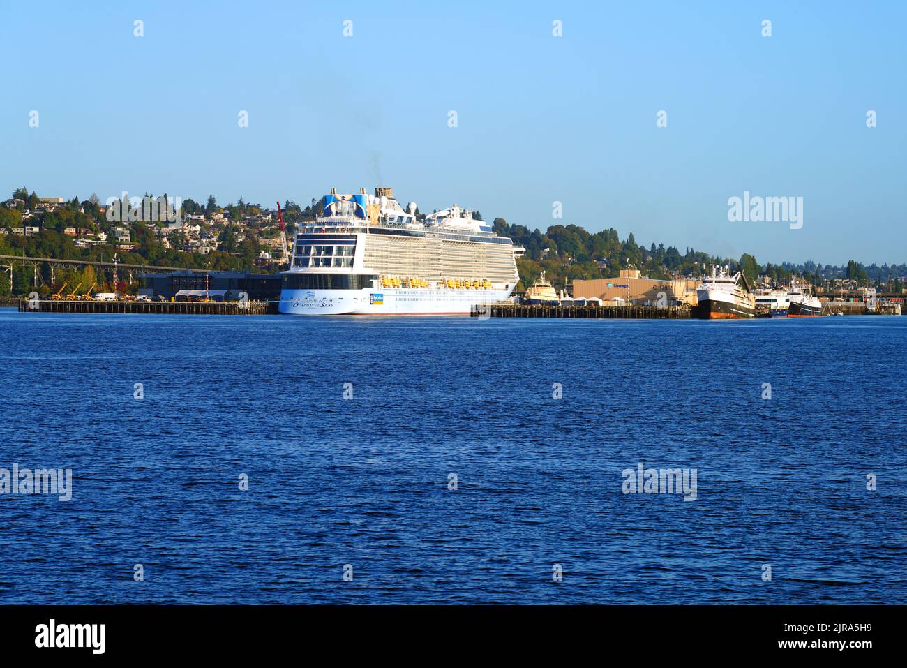 SEATTLE, WA 1 OCT 2021 View of the Royal Caribbean International