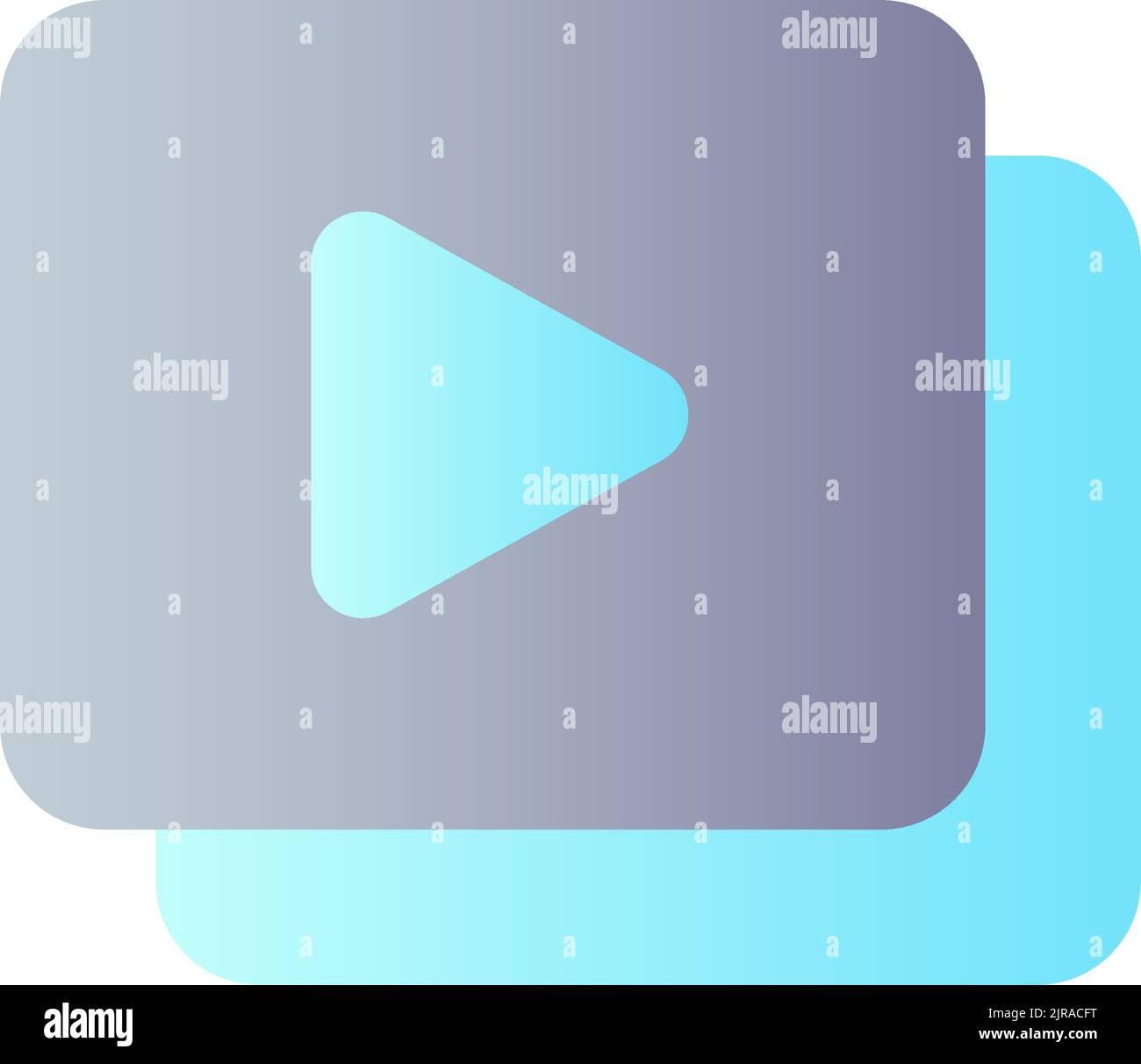 Set of video files flat gradient color ui icon Stock Vector Image & Art ...