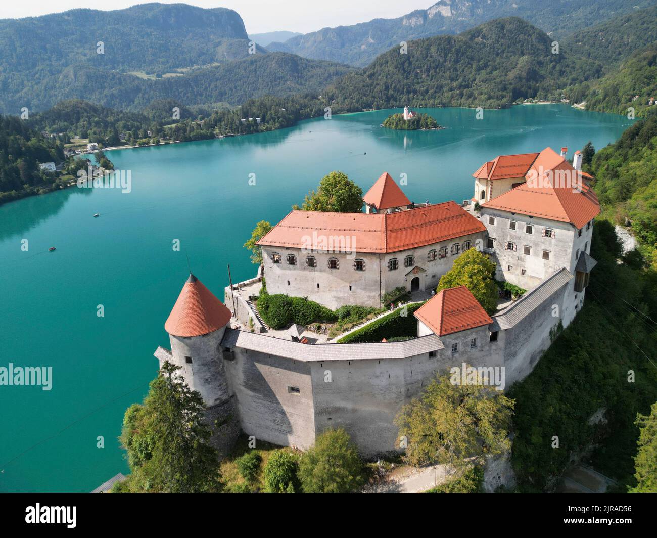 an-aerial-view-of-the-bled-castle-and-lake-in-slovenia-stock-photo-alamy