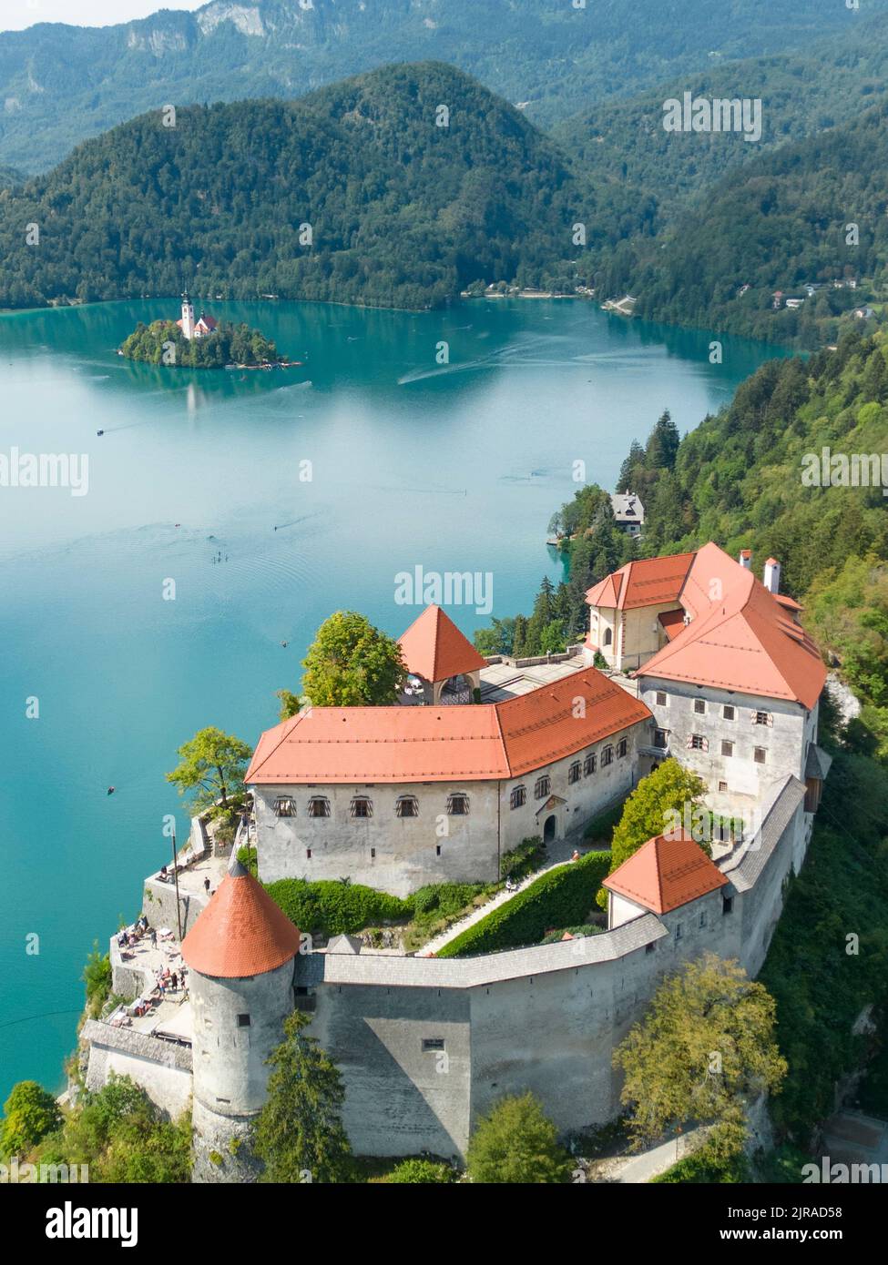 an-aerial-view-of-the-bled-castle-and-lake-in-slovenia-stock-photo-alamy