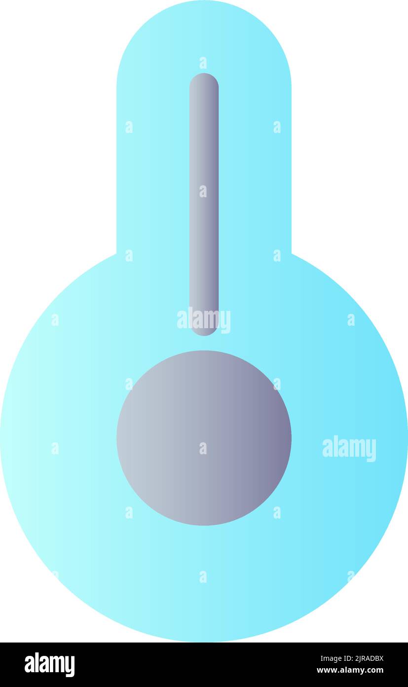 Warmth flat gradient color ui icon Stock Vector