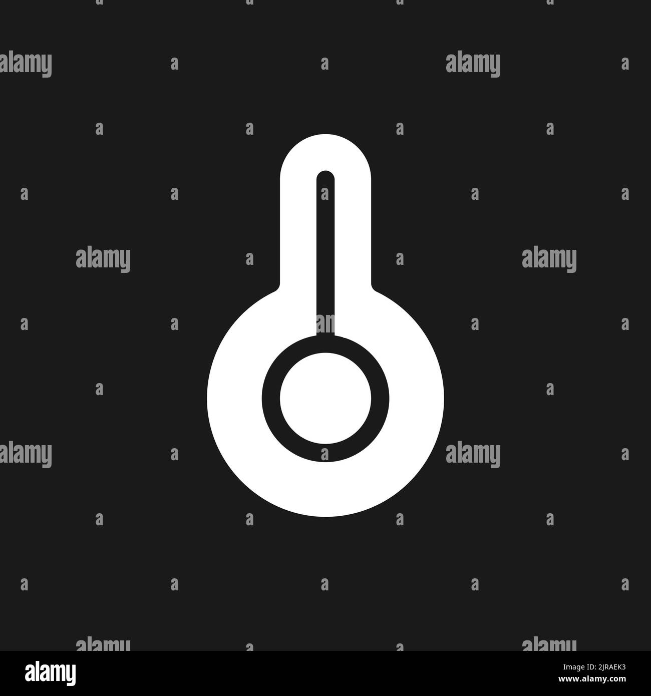 Warmth dark mode glyph ui icon Stock Vector