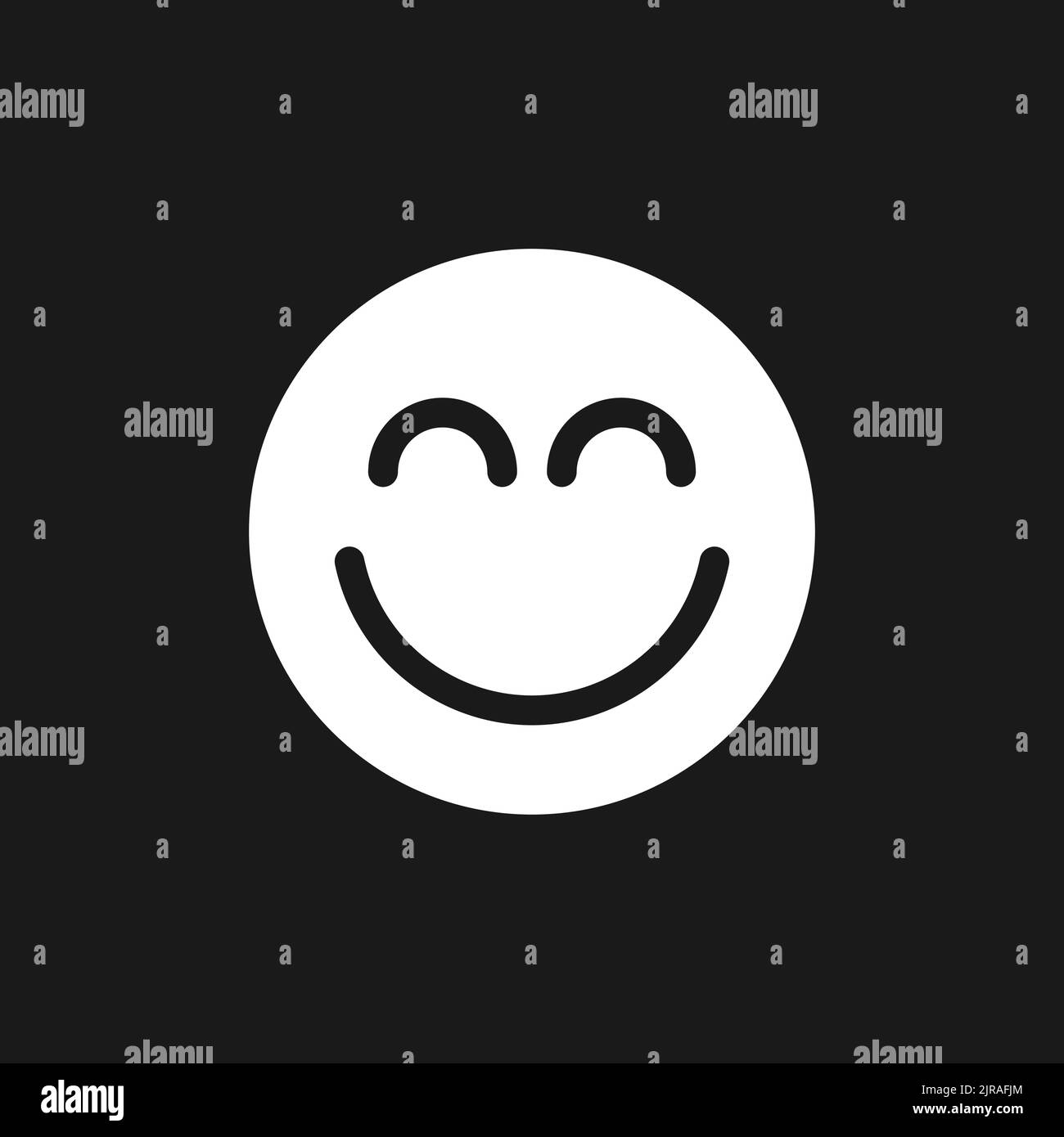 Portrait mode dark mode glyph ui icon Stock Vector