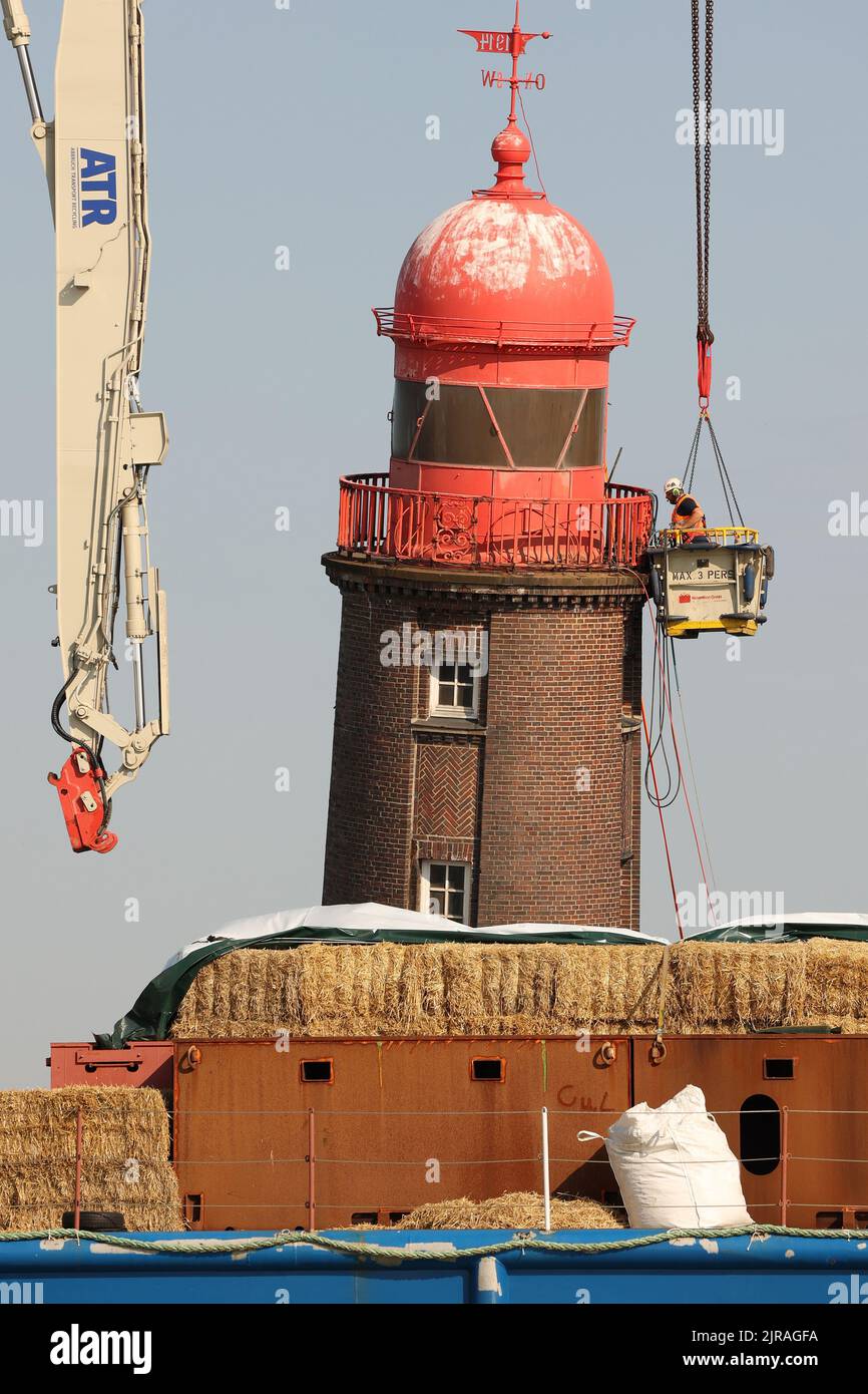 bremerhaven-germany-23rd-aug-2022-from-a-crane-gondola