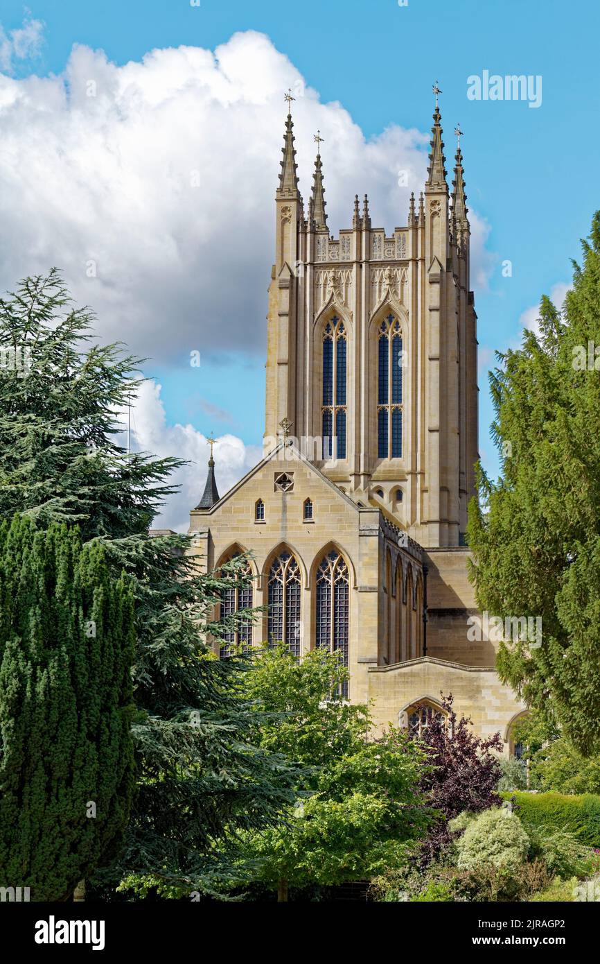 St Edmundsbury Cathedral , Bury St Edmunds, Suffolk, England. Stock Photo