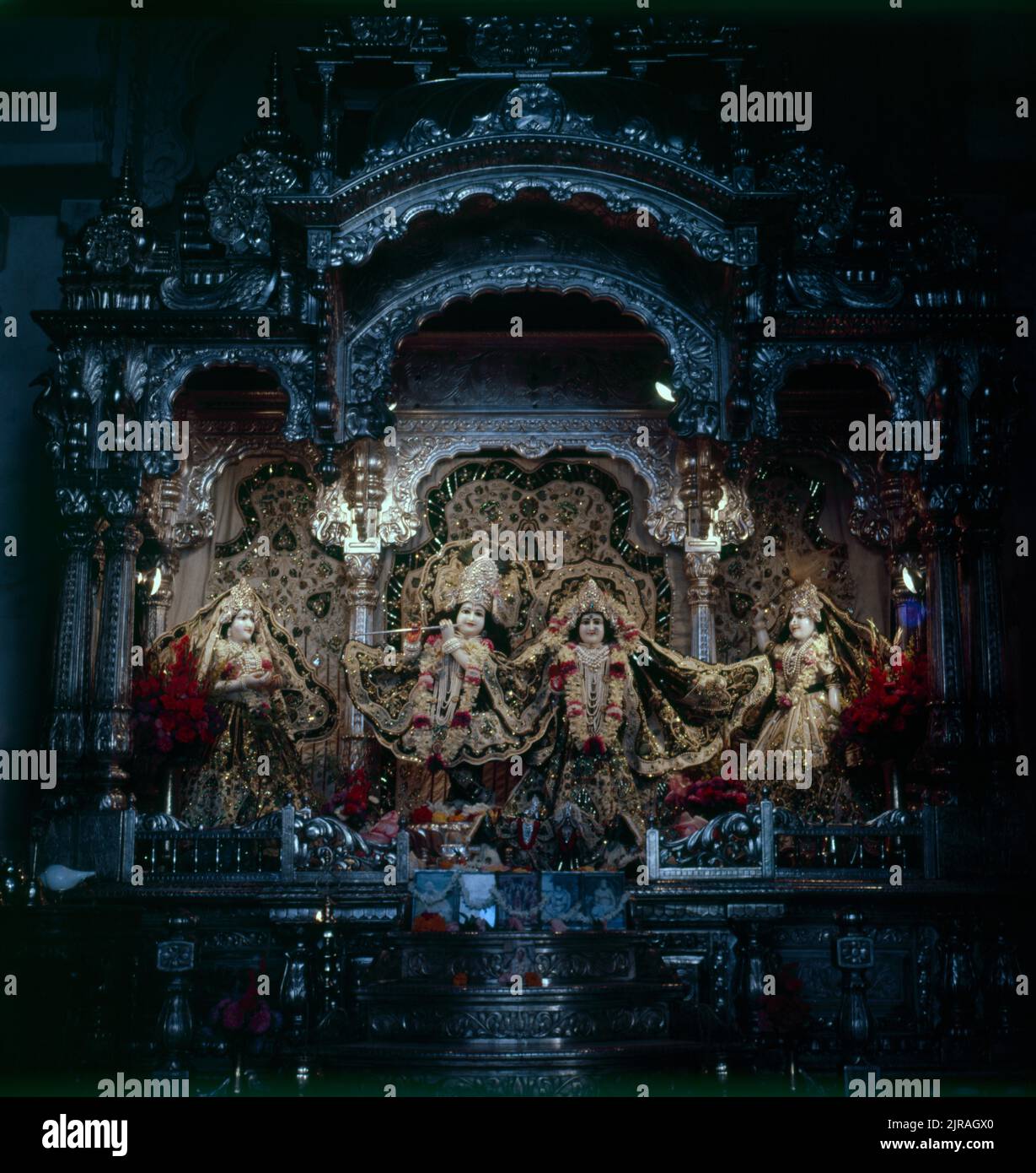 Radha Krishna Idols at ISKON Temple, Mumbai Stock Photo Alamy