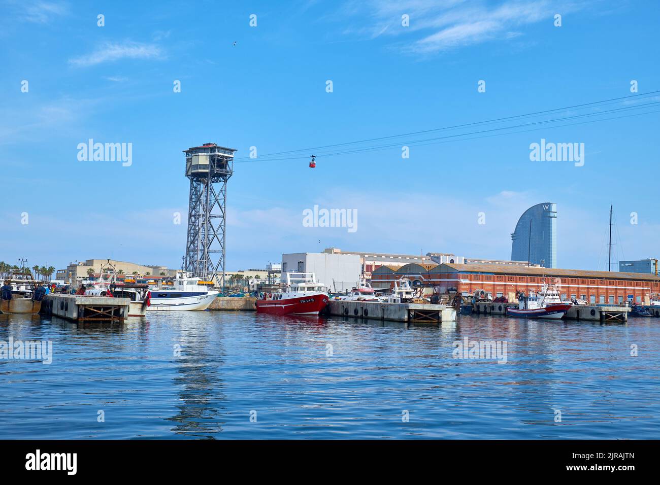 Cable car barcelona port tower hi-res stock photography and images - Alamy