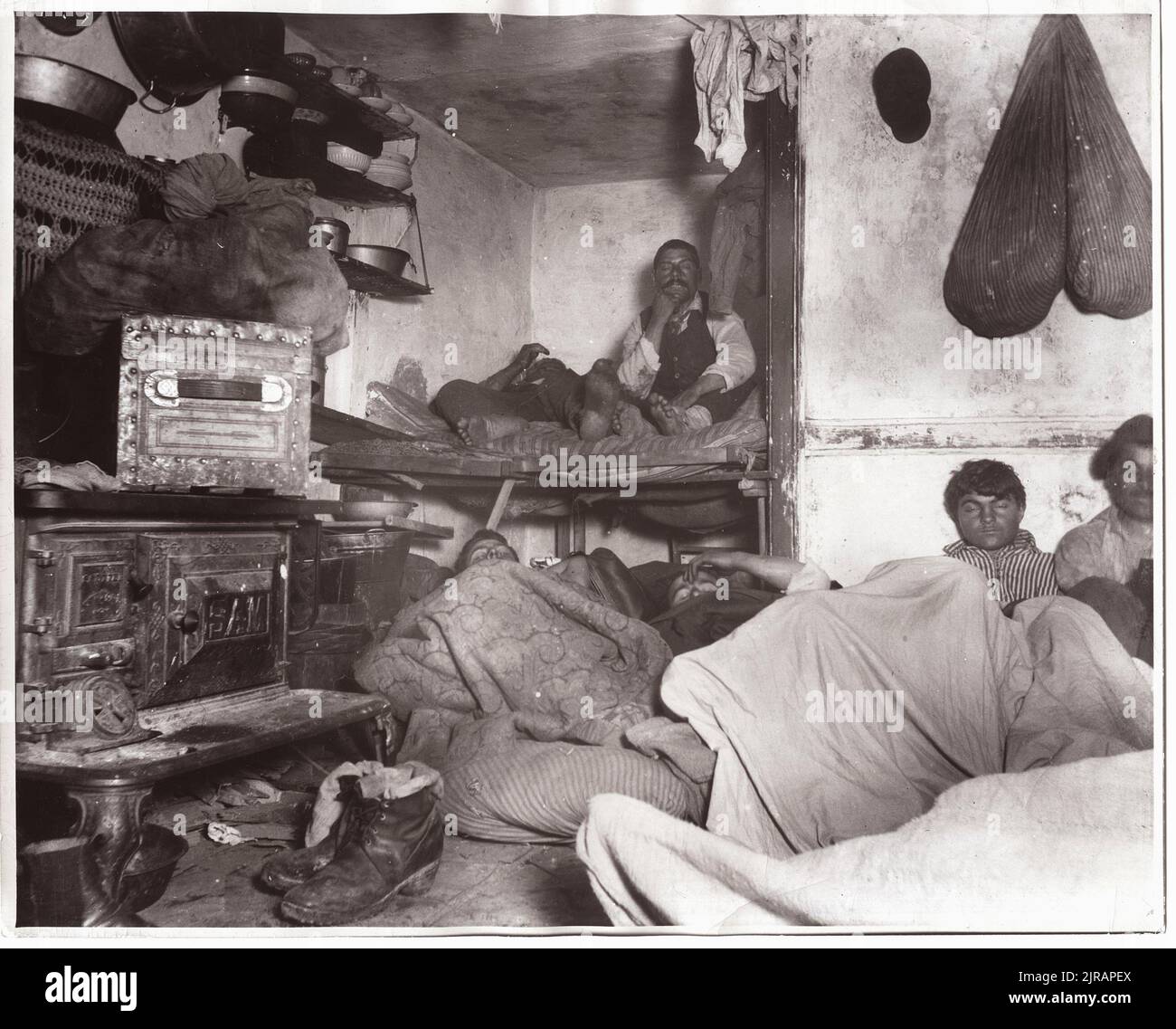 Lodgers in Bayard Street Tenement, Five Cents a Spot, New York, New