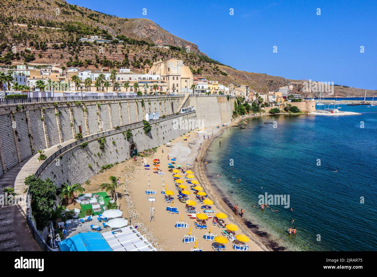 Castellammare Del Golfo Is A Seaside Town In The Province Of Trapani In ...