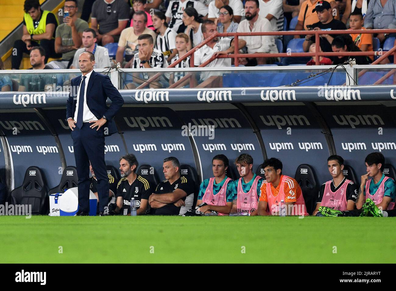 Massimiliano Allegri Head Coach of Juventus FC in the bench during the ...