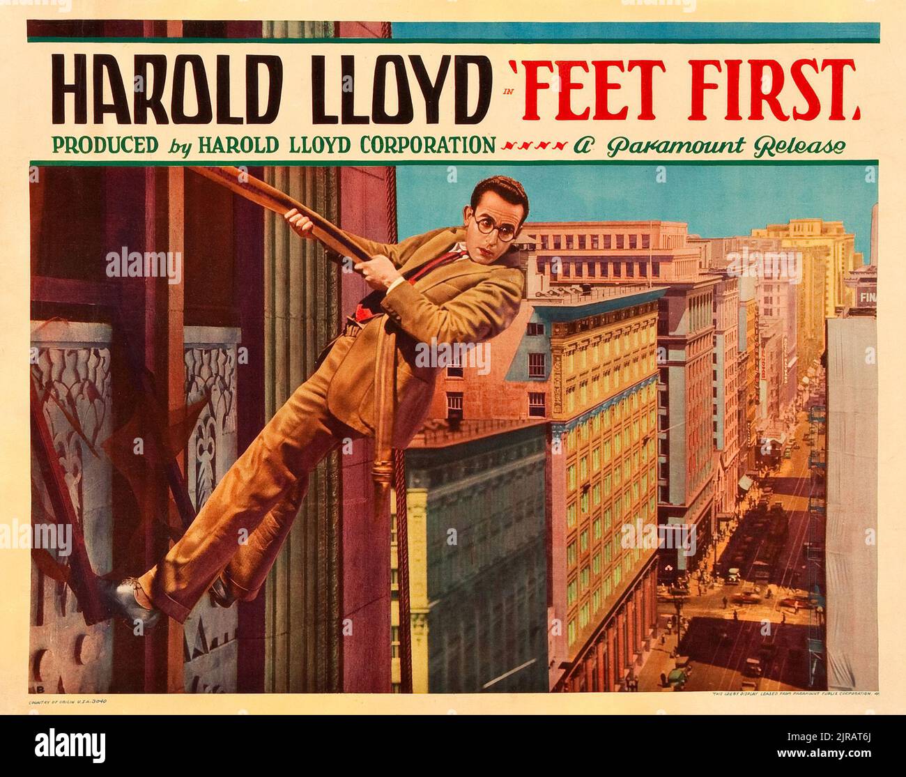 Harold Lloyd Feet First (Paramount, 1930 Stock Photo Alamy