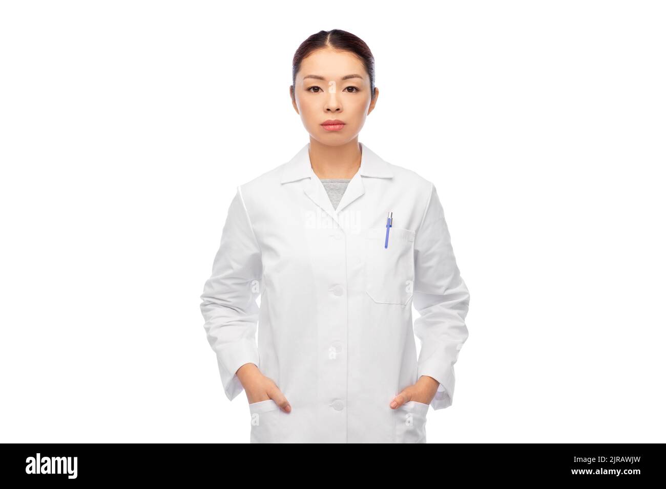 asian female doctor in white coat Stock Photo Alamy