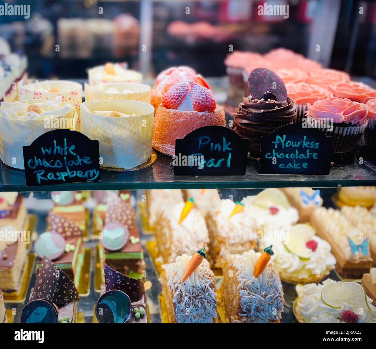 Fresh baked desserts Stock Photo