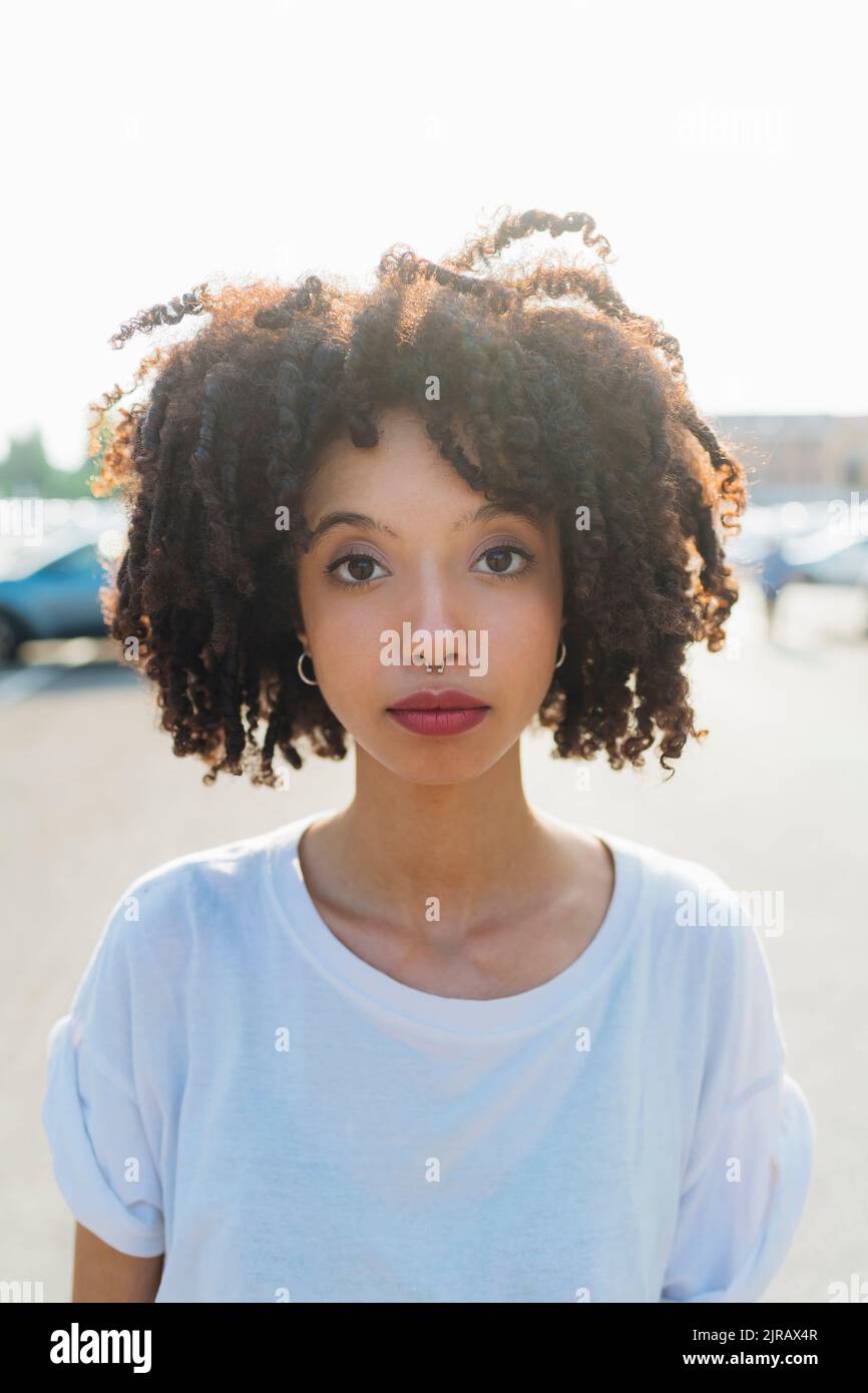 Curly hair day hi-res stock photography and images - Alamy