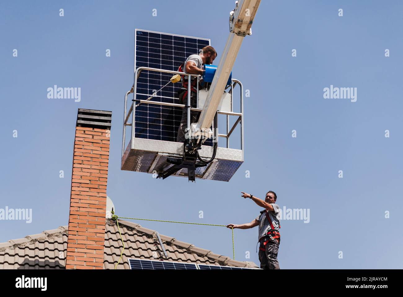 Solar panel roof hi-res stock photography and images - Alamy