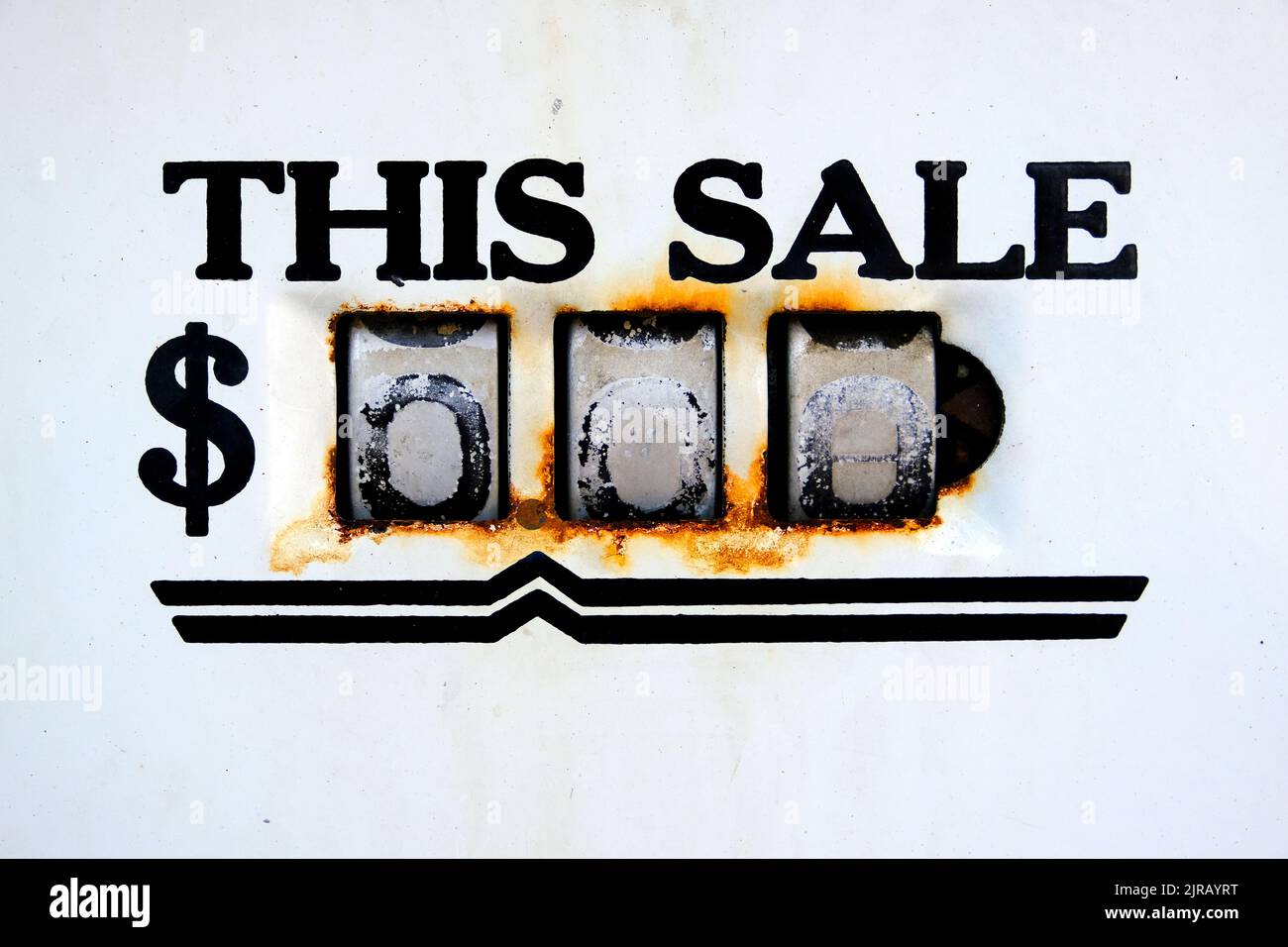 Old antique gas pump for fueling car vehicles Stock Photo - Alamy