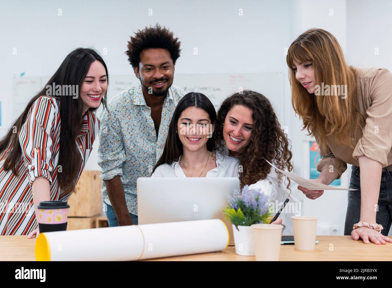 Business team having meeting on hi-res stock photography and images - Alamy