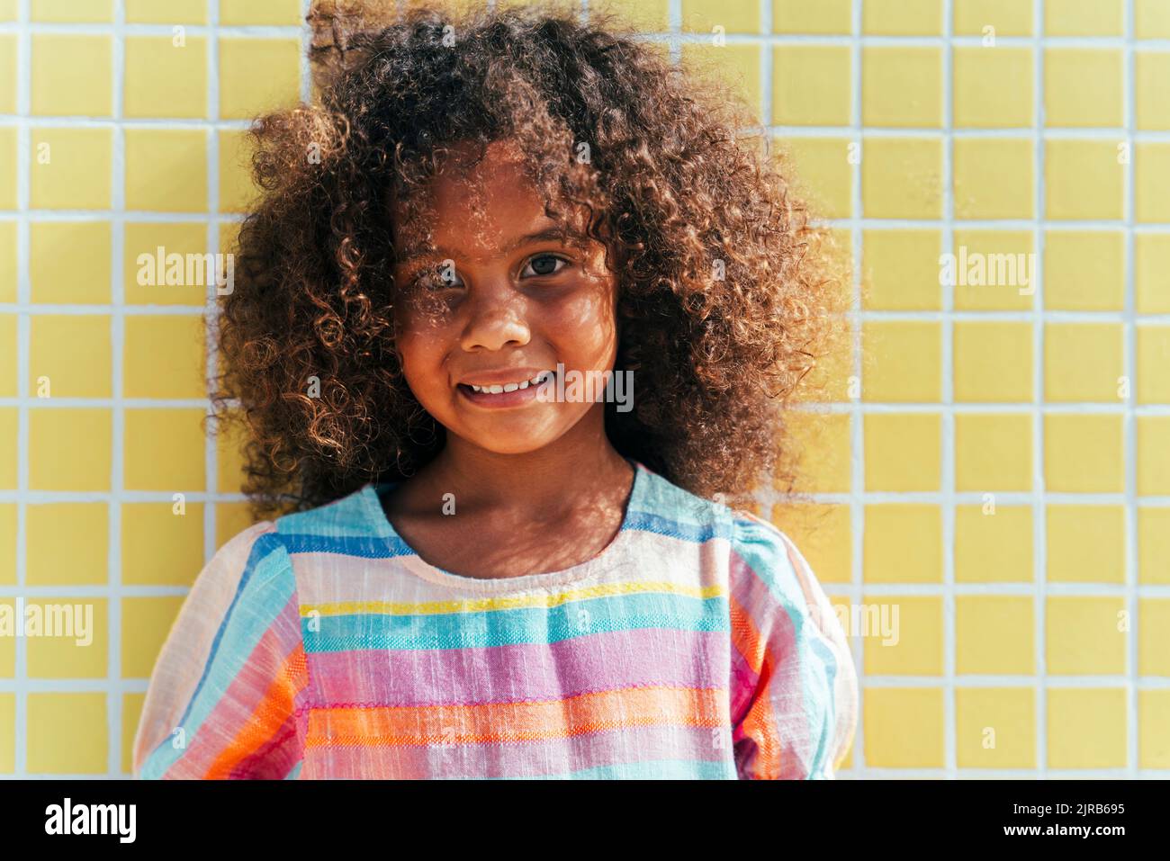 Girl in curly hair hi-res stock photography and images - Alamy