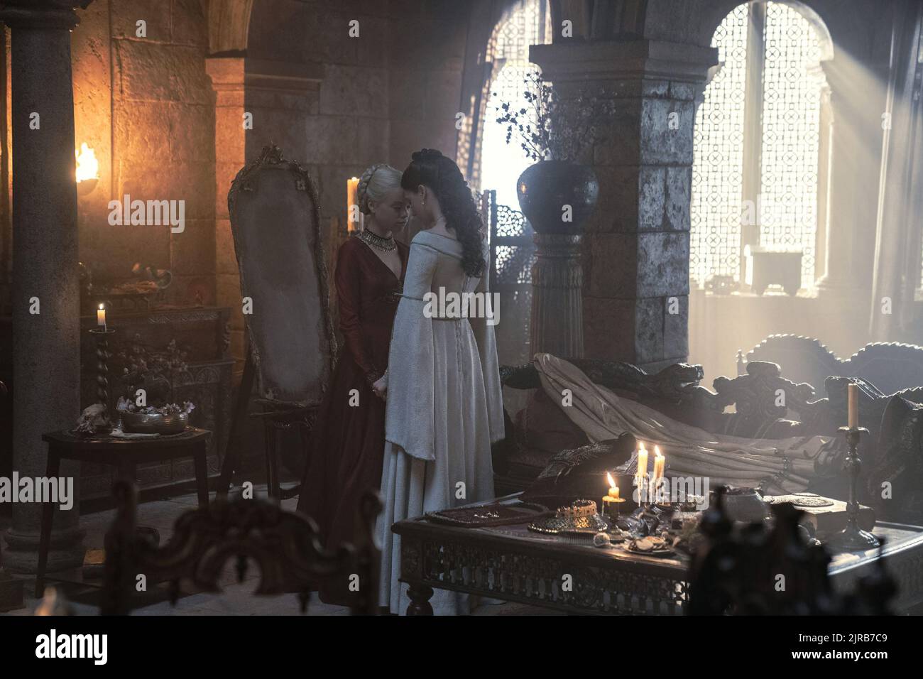 Milly Alcock, Emily Carey, "House of the Dragon" (2022). Photo credit