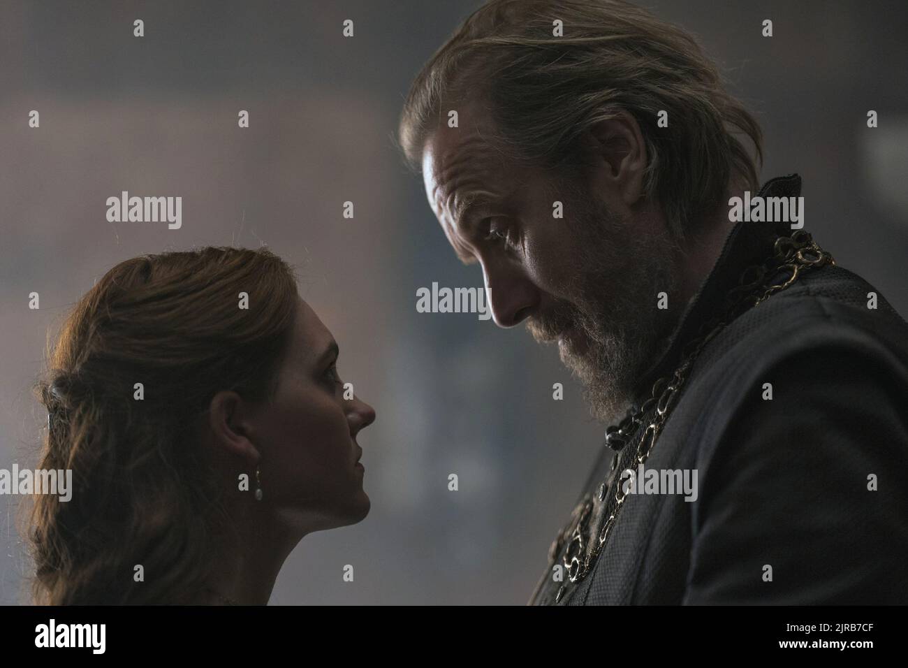 Emily Carey, Rhys Ifans, "House of the Dragon" (2022). Photo credit