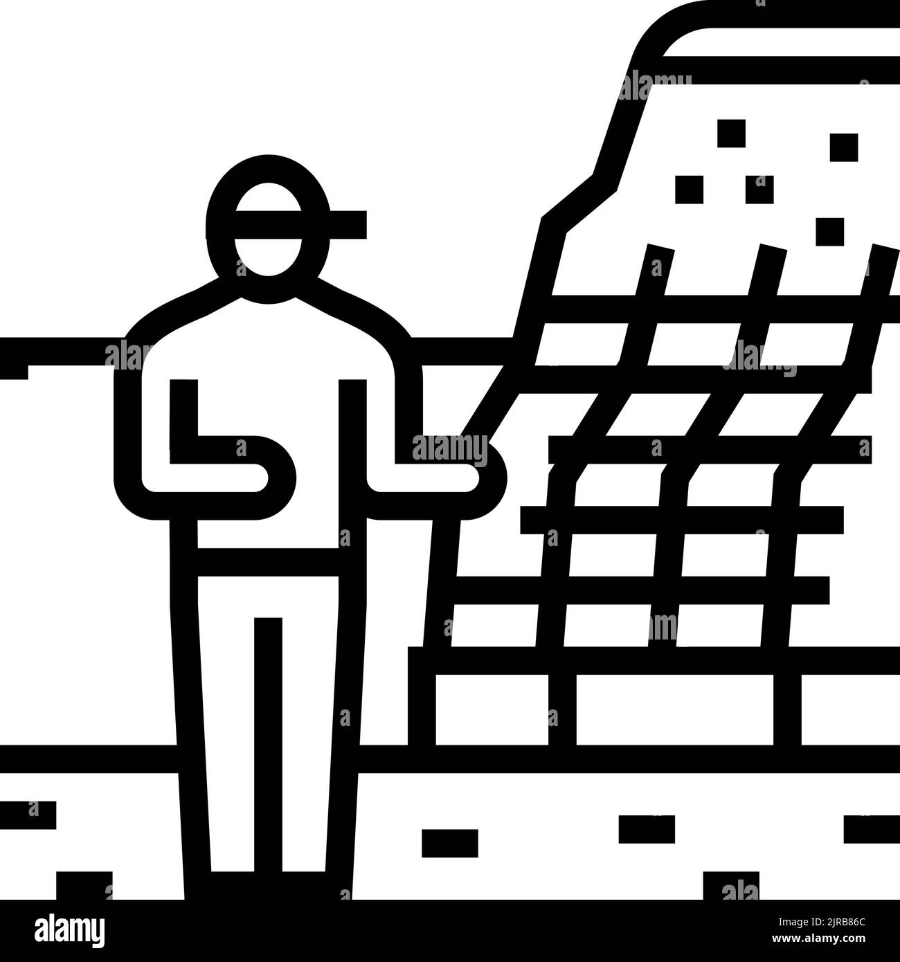 Retaining wall garden Cut Out Stock Images & Pictures - Alamy