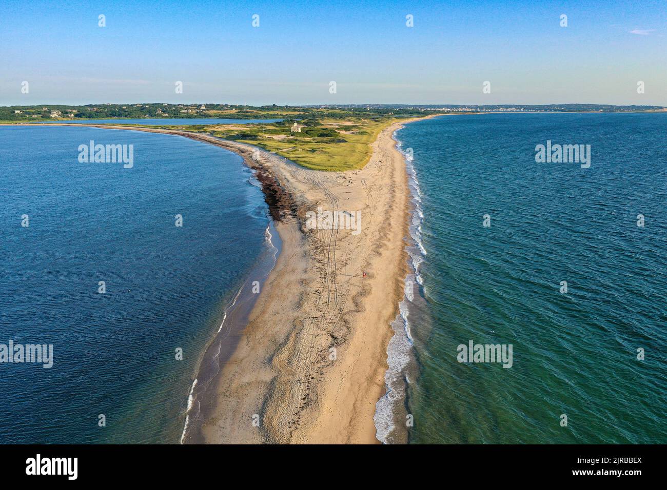 Late afternoon summer photo of the North Lighthouse on New Shoreham
