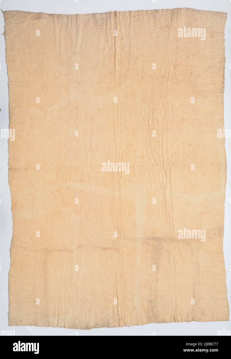 'ahu (tapa / barkcloth), circa 1770, Society Islands, maker unknown. Gift of Dr P. Adams, 1947. Stock Photo